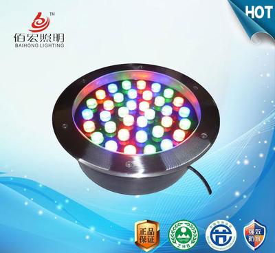 廠家直銷(xiāo)佰宏照明圓形LED地埋燈24W36W單色 七彩內(nèi)控 DMX512外控埋地射燈園亭亮化圖片_高清圖_細(xì)節(jié)圖-中山市古鎮(zhèn)佰宏照明電器廠